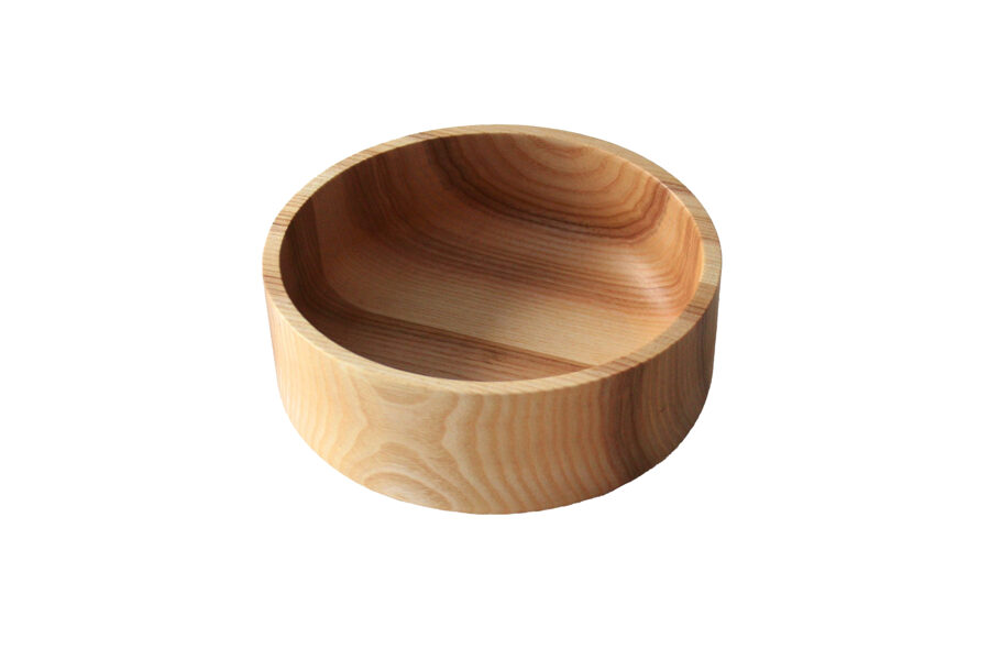 Ash wood bowl