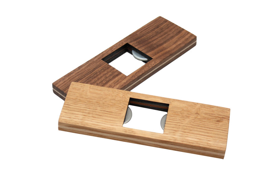 Wood Bottle Opener - Fridge magnet. 