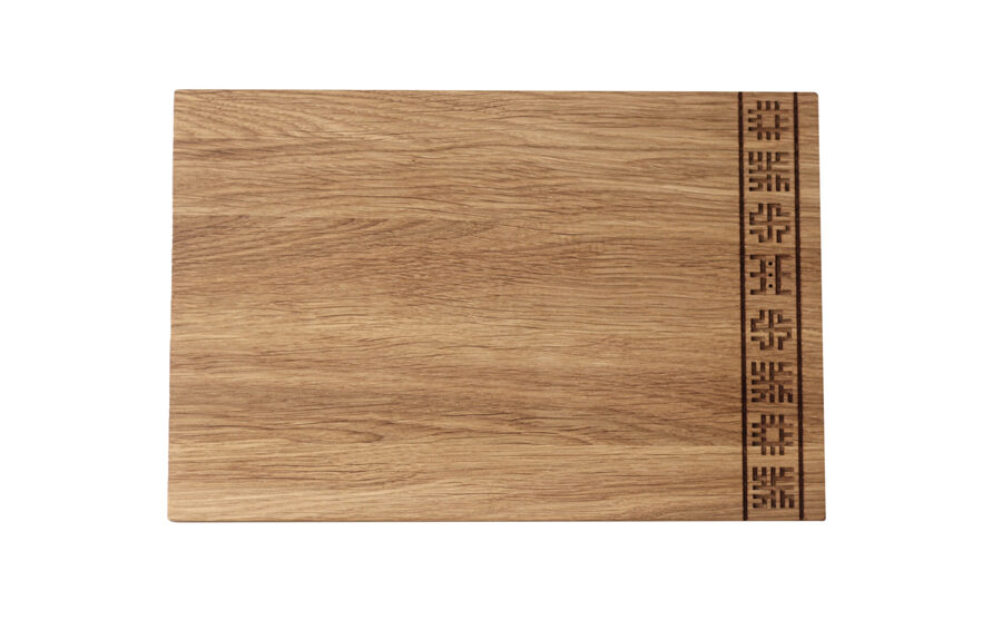 Oak wood serving board