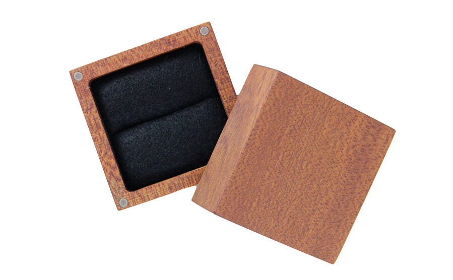 Sapele wood ring box