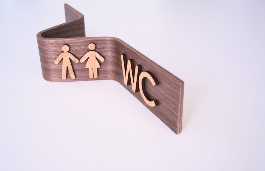 WC riekstkoka norāde