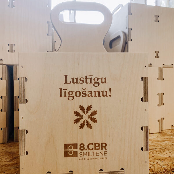 Personalizētas Koka alus kastes