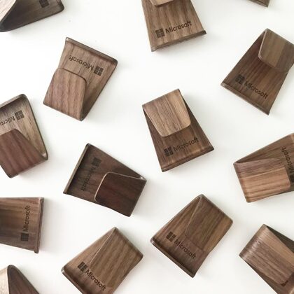 Wooden phone holders - phone stands