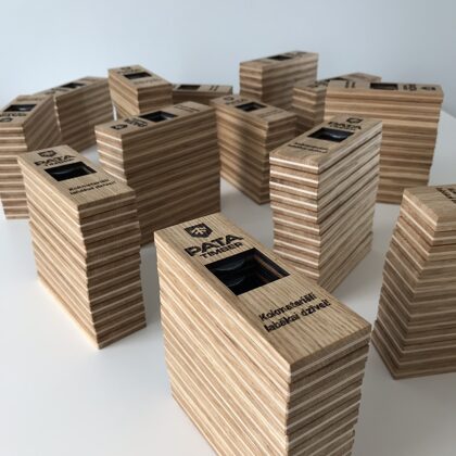 Wooden bottle openers