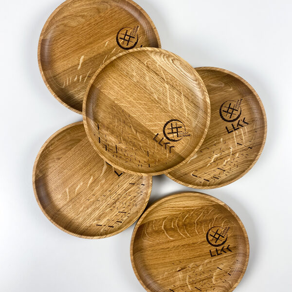 Wooden serving platters
