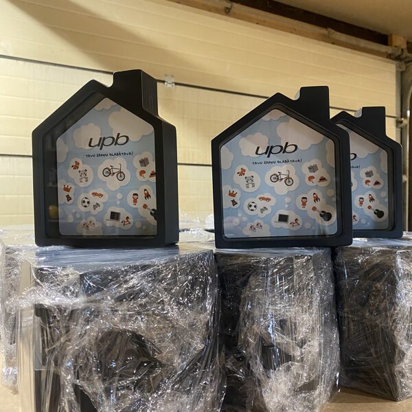 Wood money boxes
