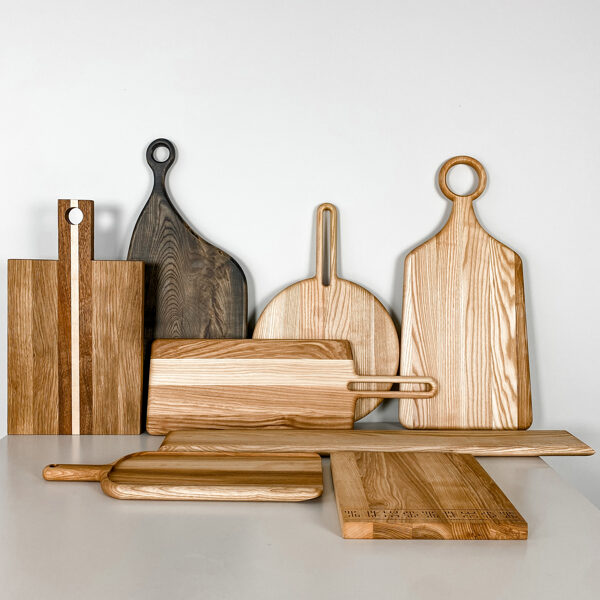 Wooden serving boards - chopping boards