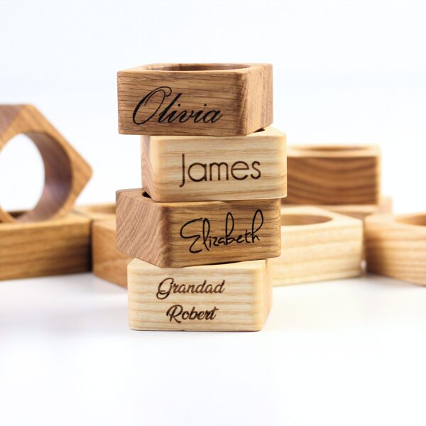 Salvešu gredzeni ar vārdu