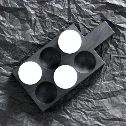 melns dizaina olu trauks