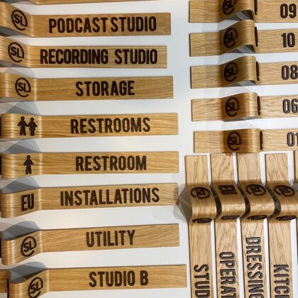 wooden wall signs