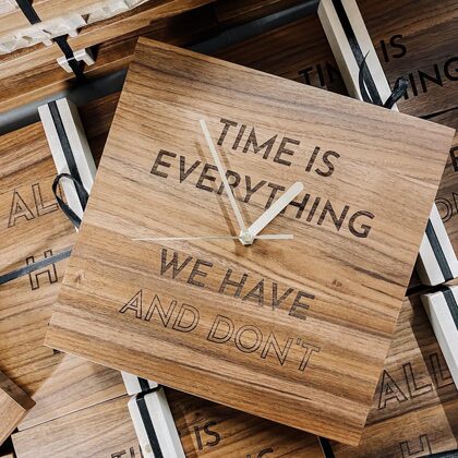 walnut wood wall clocks
