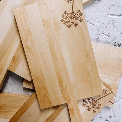 wooden chopping boards