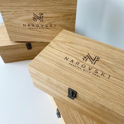 wooden design packaging box