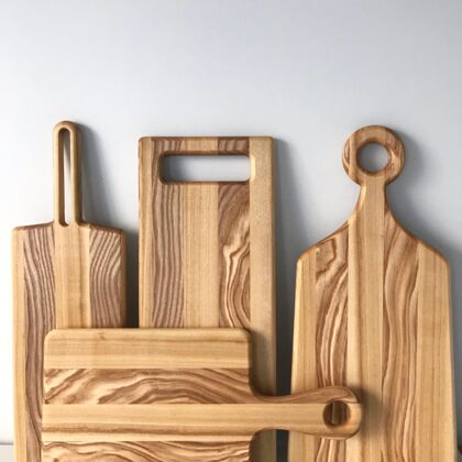 wooden serving boards