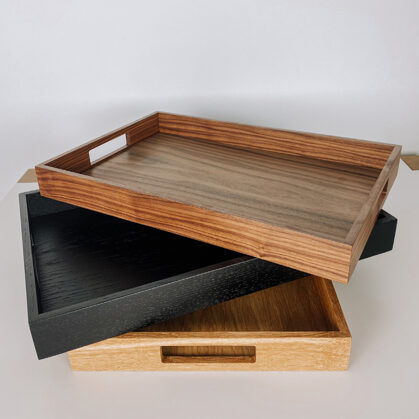 wooden serving trays