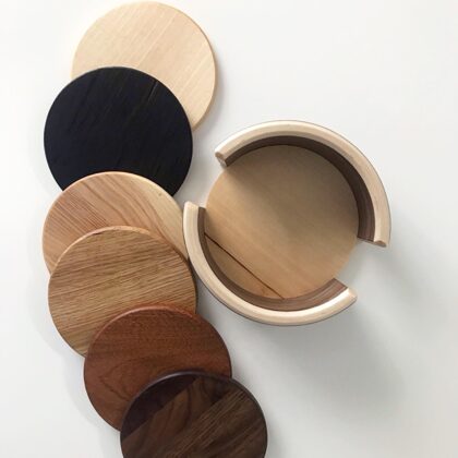 wooden coasters