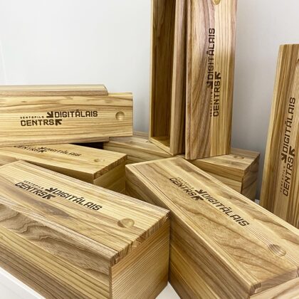 wooden boxes