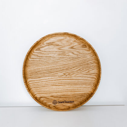 wooden plate