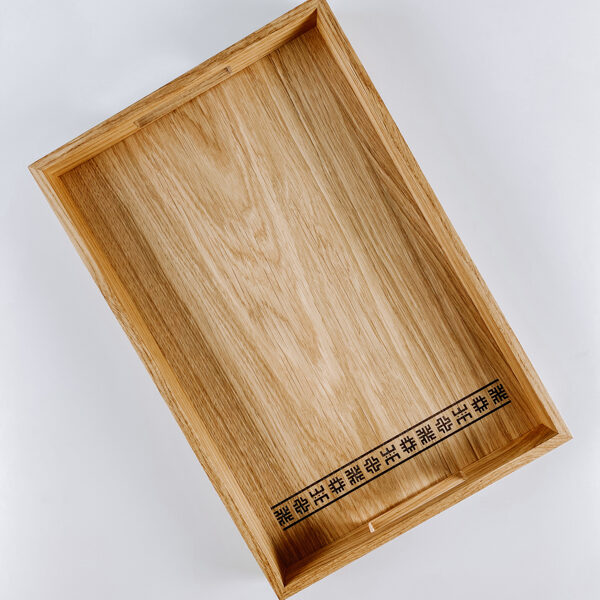 oak wood serving tray