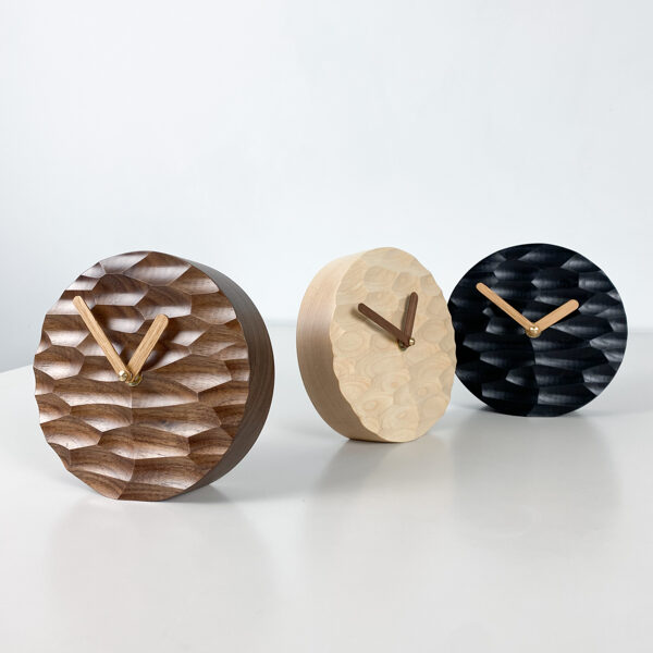 wood design desk clocks