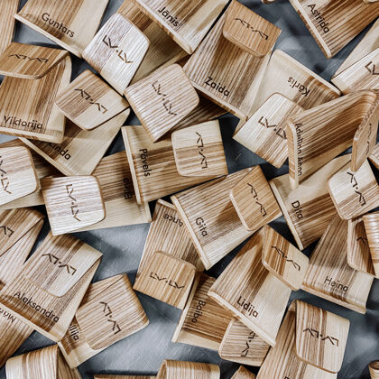 ash wood phone holders