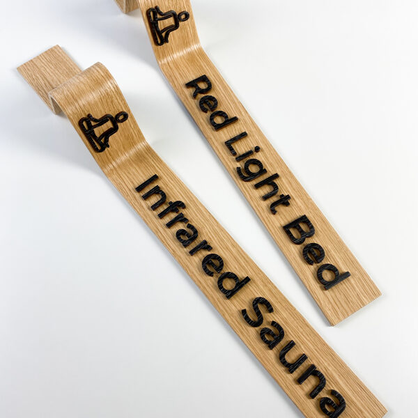 Sauna wall signs 
