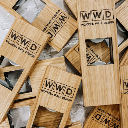 wooden engraved bottle opener