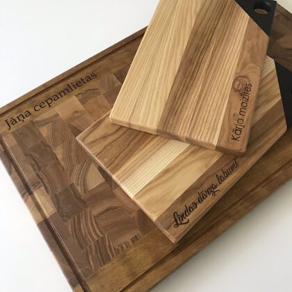 wooden kitchen boards