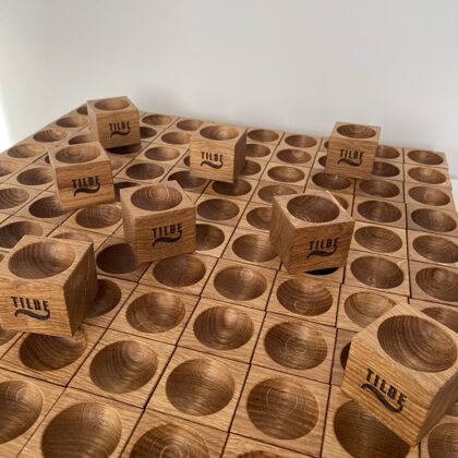 oak wood egg holders