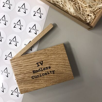 engraved business card holder