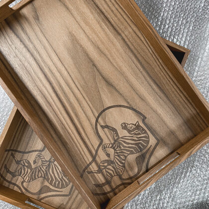 walnut wood serving trays