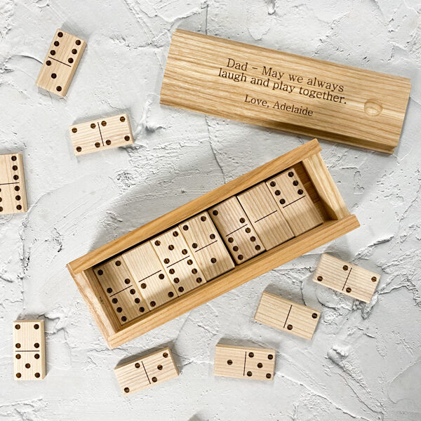 domino game from wood