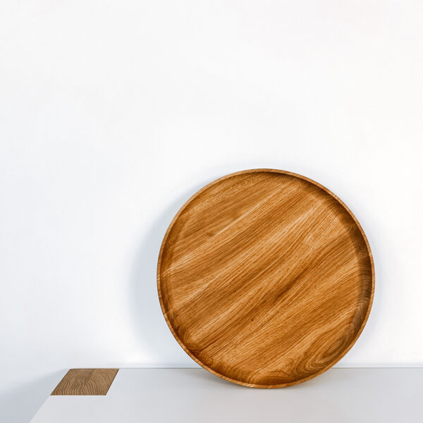 oak wood serving platter - serving tray