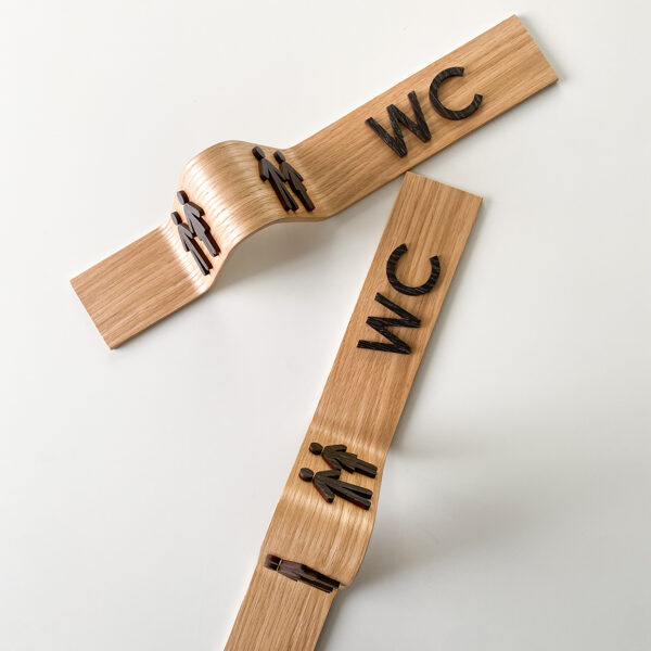 wc door signs - bentwood design signs