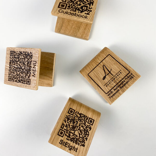 QR code menu signs