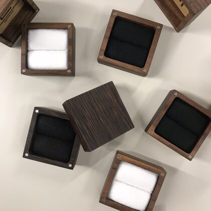 wooden ring boxes