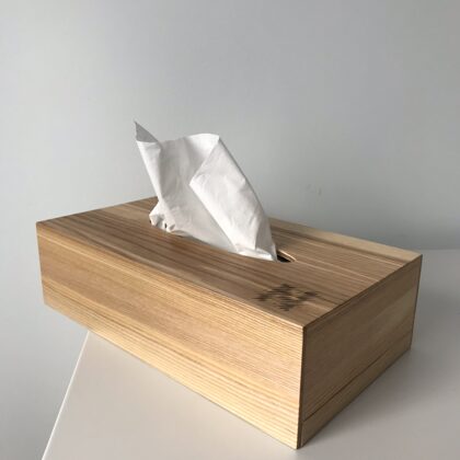 wooden napkin box