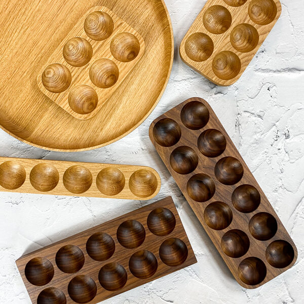 wooden egg holders