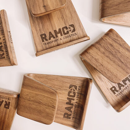 engraved phone holders
