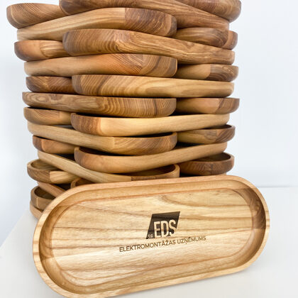 engraved wood plates