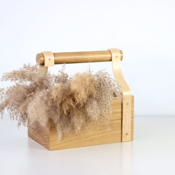 Wood basket - design gift basket 