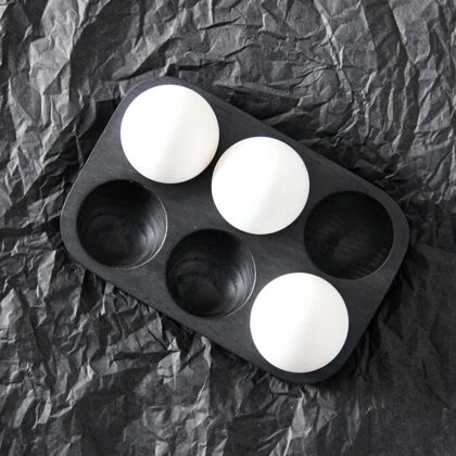 black egg holder