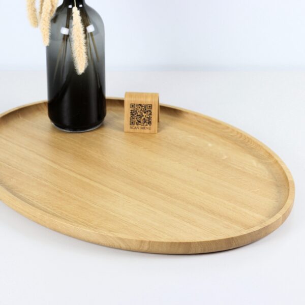 Large wood serving tray