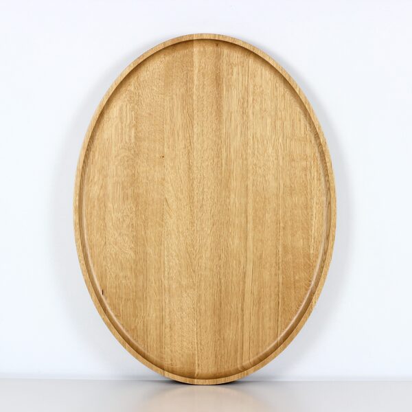 Oval serving tray