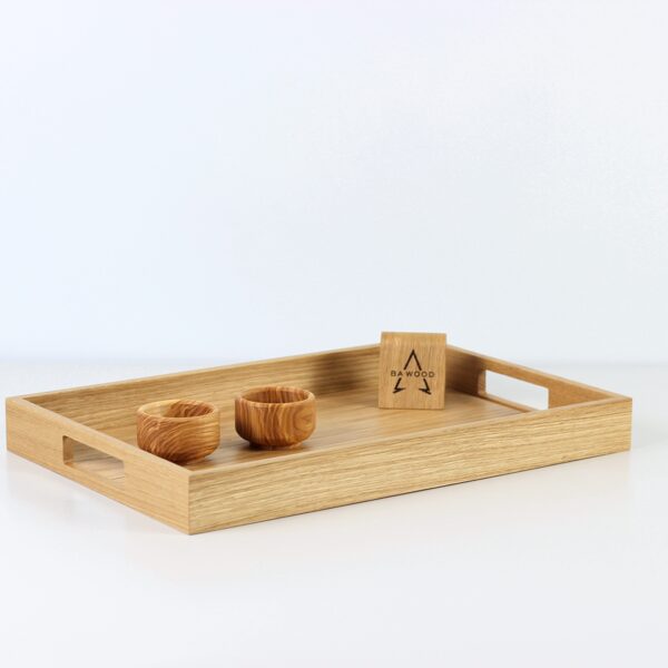Wooden serving tray - Oak tray