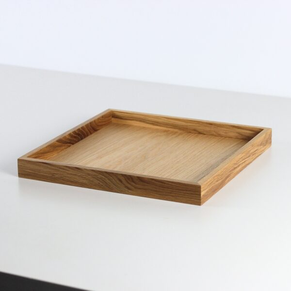 Oak wood serving tray 
