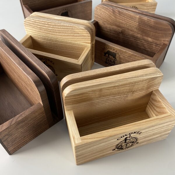Wooden Cutlery holder for restaurant