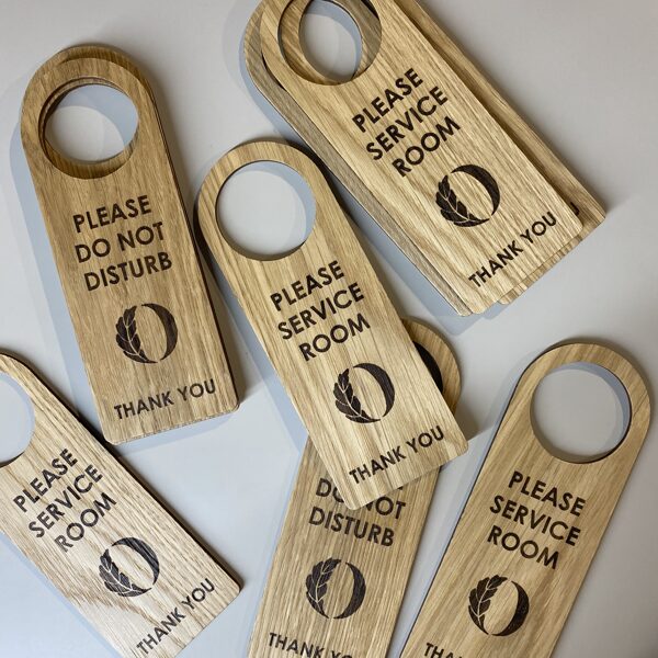 Wood door hangers