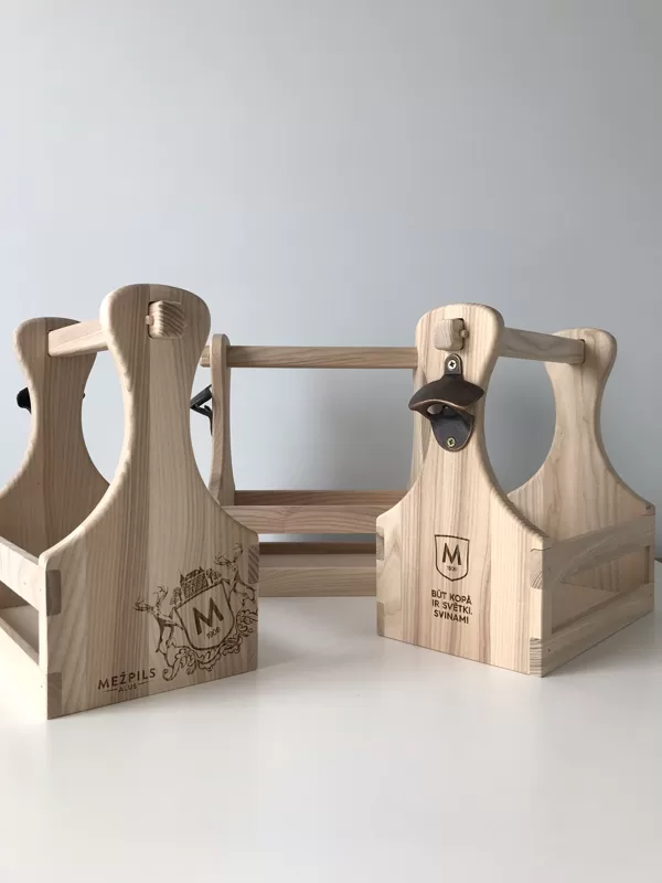 Personalizētas Koka alus kastes
