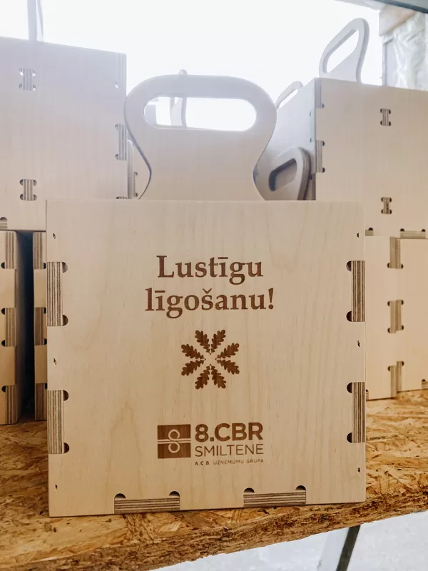 Personalizētas Koka alus kastes